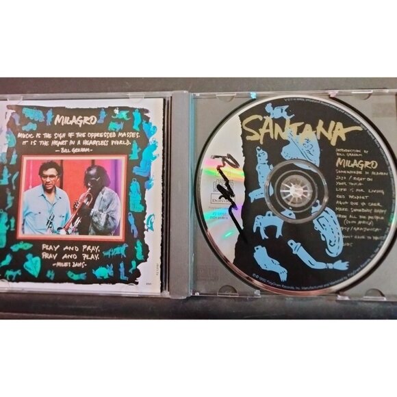 Santana Milagro CD 1992 Polydor Records Latin rock - Picture 2 of 6